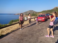 On  our way to the  Museum's excursion . A stop over at the beautiful Corniche d' Or coastline